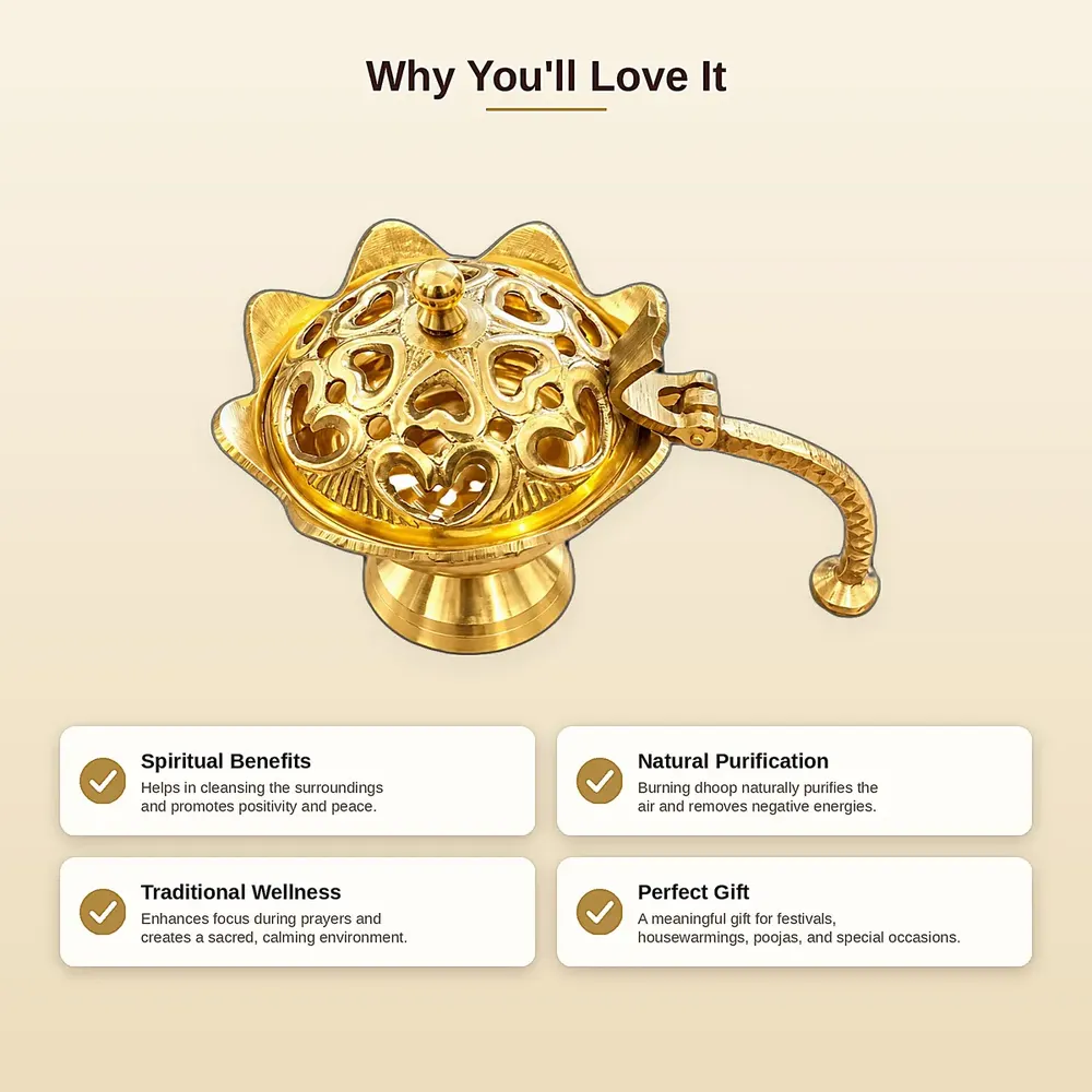 Brass Dhoop Dani – Heart — view 3
