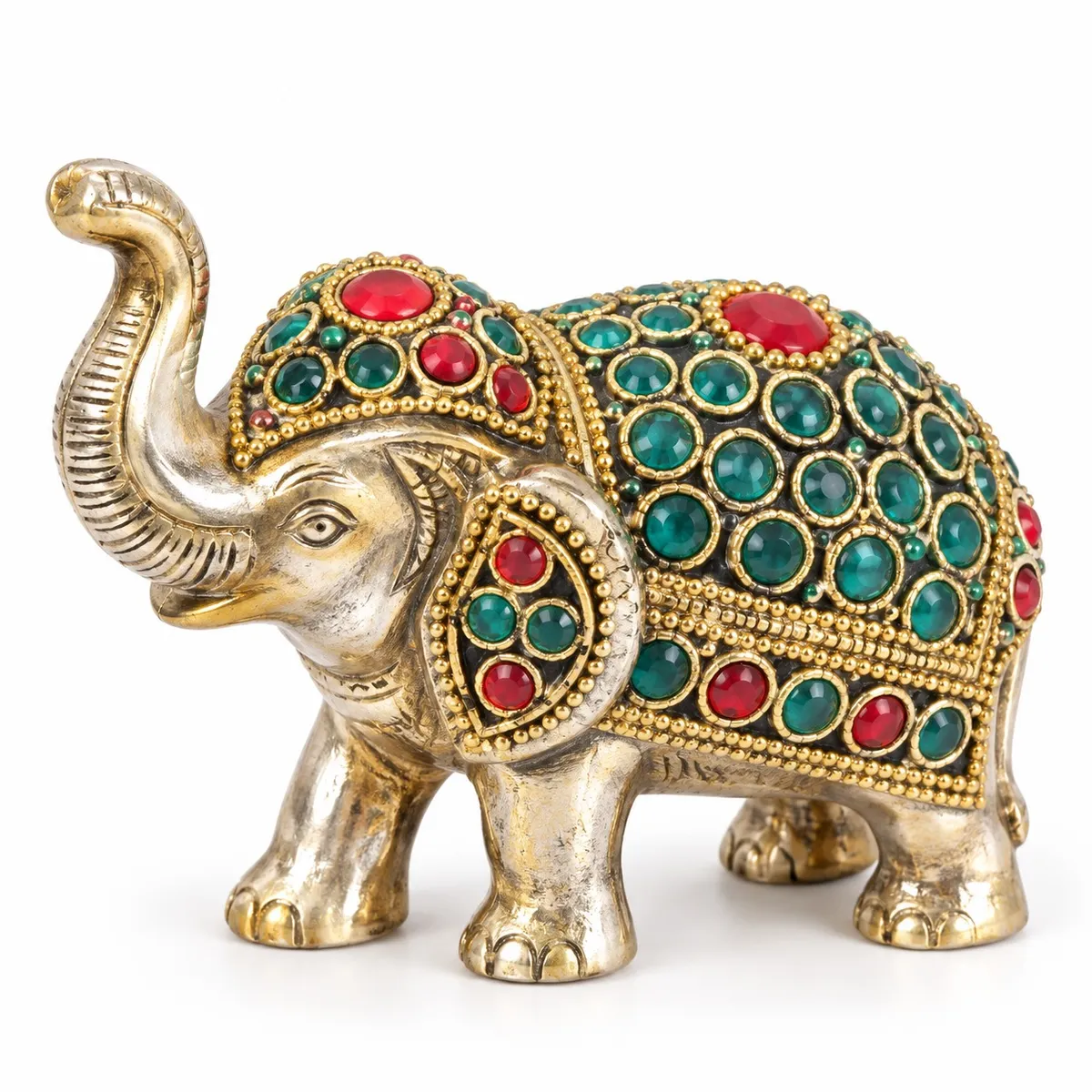 Brass Elephant – Stone-Work Décor — view 1