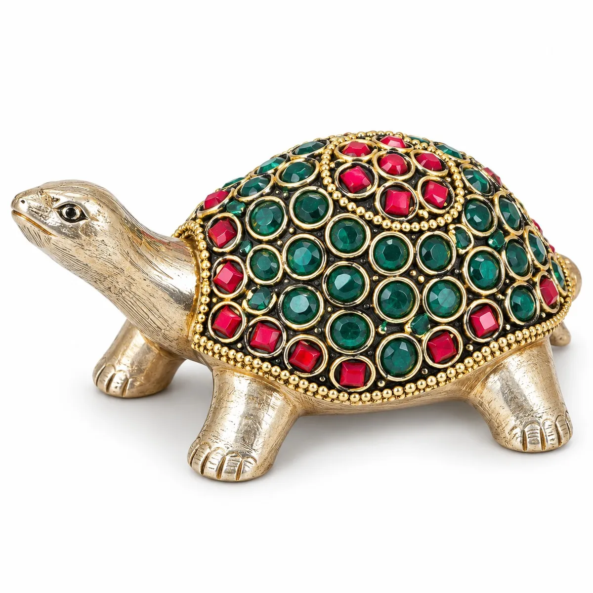 Brass Tortoise – Stone-Work Décor — view 1