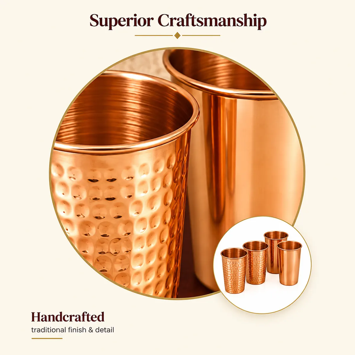 Copper Glasses – Set of 2 — view 5